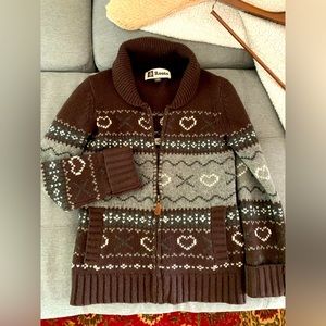 Roots cardigan, 100% wool, size S
